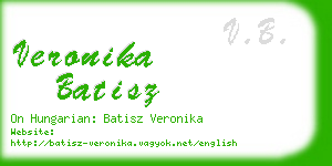 veronika batisz business card